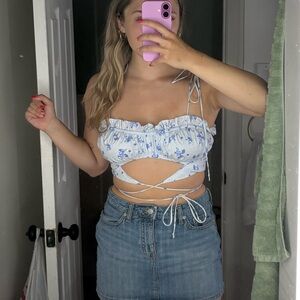Cotton Candy LA Wrap Top